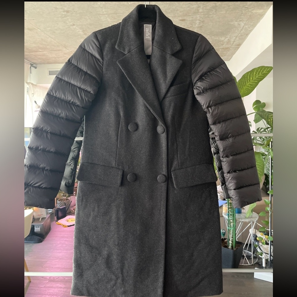 ADD wool and down winter jacket. Lightly worn like brand new